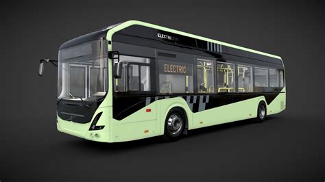 Volvo 7900 Electric Bus - Buy Royalty Free 3D model by lazercar ...