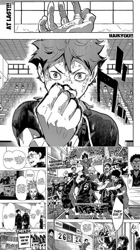 Haikyuu manga panel