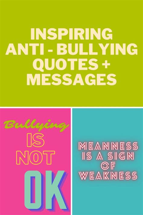 Inspiring Anti Bullying Quotes + Messages - Darling Quote