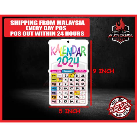 2024 New years Calendars/calender kalendar New Design 1 | Shopee Malaysia