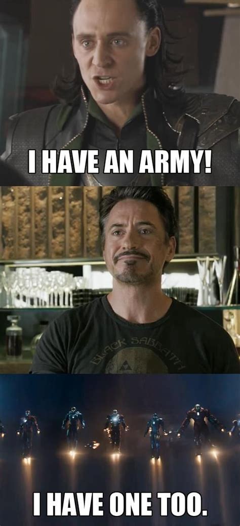 Loki has an army. Tony Stark too. For those who... - GABEtumblr ...