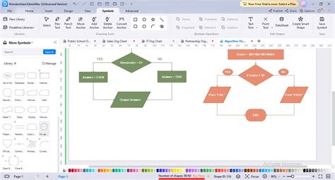 Flowchart On Page Connector