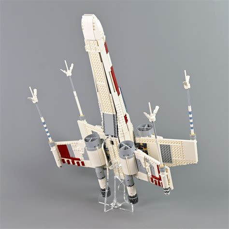 Acrylic Displays for your Lego Models-Vertical Display Stand for LEGO 75355 UCS X-Wing Starfighter