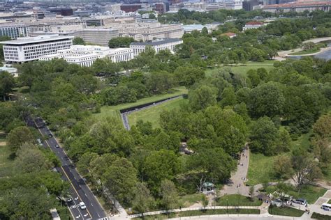 Aerial view of the Vietnam War Memorial, Washington, D.C. - original digital file | Library of ...