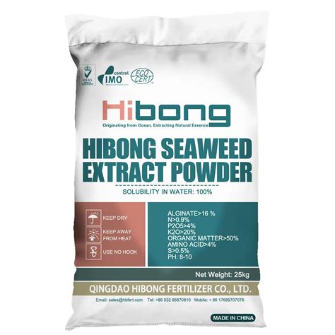 High Potassium Fertilizer Brands, Dried Seaweed Extract Powder - China ...