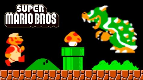 Super Mario Bros NES Walkthrough (No Damage, All Secrets) | Mario bros ...