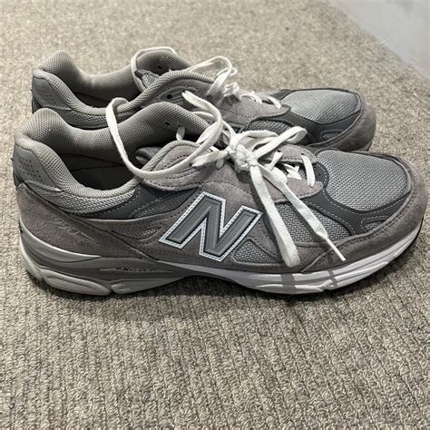 New balance grey 990 v3 Lightly worn. 9/10... - Depop