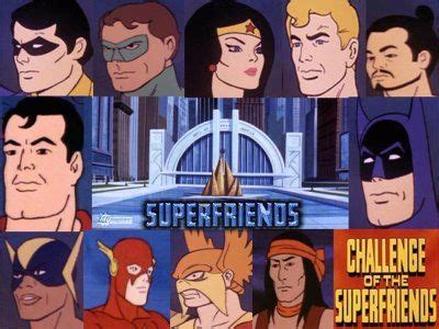 Justice League Cartoon Characters 1970s