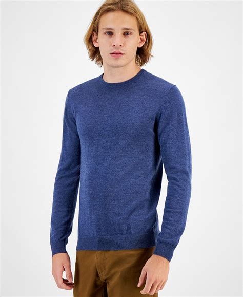 Matinique Men's Margrate Regular-Fit Solid Wool Sweater - Macy's