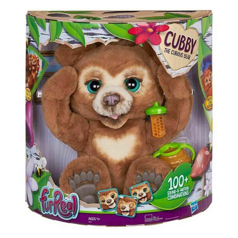 furReal Cubby, the Curious Bear Interactive Plush Toy