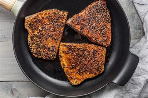 Spice-Rubbed Seared Ahi Tuna Steaks Recipe