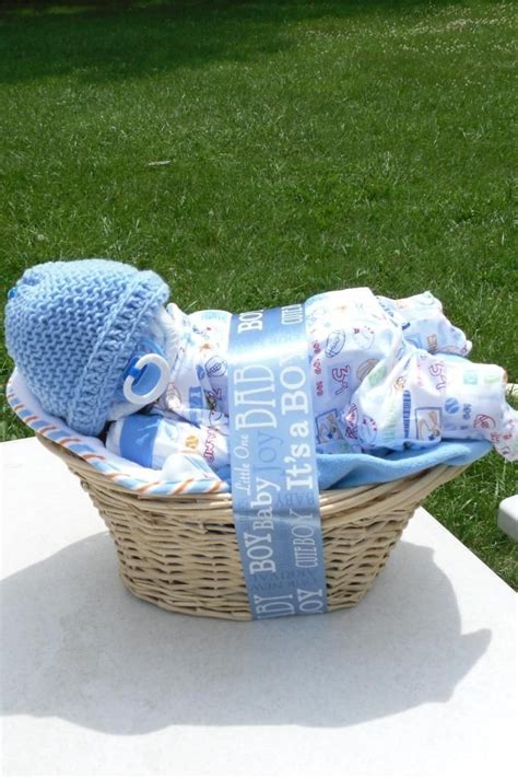 401 best images about Boy Baby Shower Ideas on Pinterest ... Baby Shower Gift Basket, Diy Baby ...