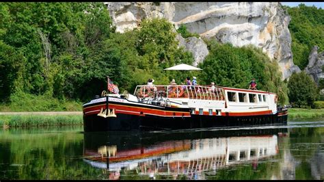 Hotel Barge Luciole - Cruise on the Nivernais Canal, France - YouTube