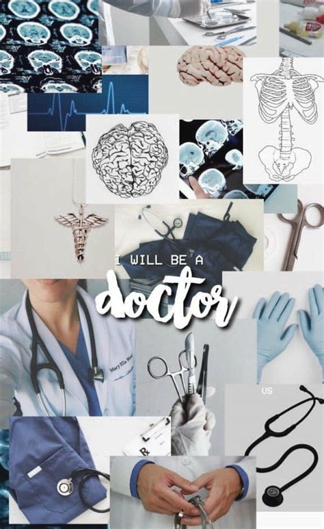 Download Blue Aesthetic Doctor Motivation Wallpaper | Wallpapers.com