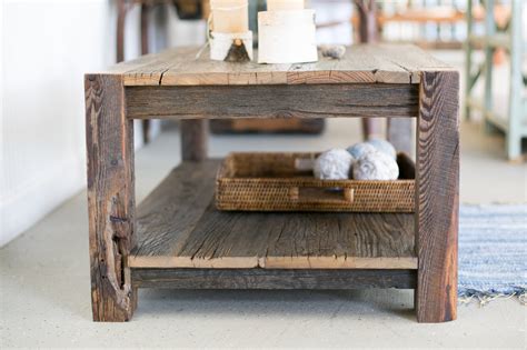 Old Barn Wood Coffee Table / Ana White | Library Coffee Table with Reclaimed Barn Wood ... - The ...