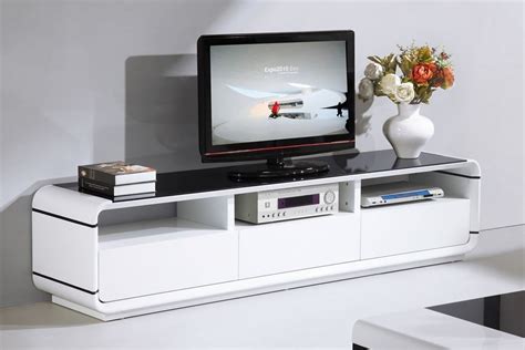 50 Collection of White High Gloss TV Stands Unit Cabinet