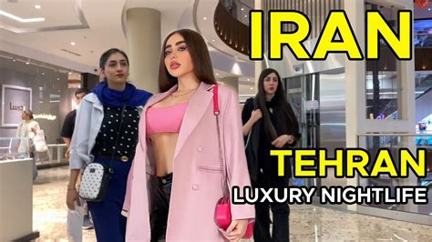 IRAN Super Luxury Neighborhood North of Tehran nightLife Vlog ایران ...