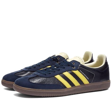 Adidas x Wales Bonner Samba Navy, White & Yellow | END. (JP)