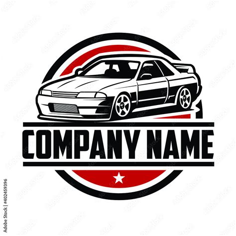 Ready Made Logo Vector Isolated EPS. Japanese Sport Car Logo Template ...