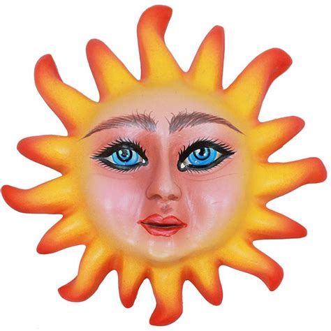 Art by Mundo Pequeno Collection - Paper Mache Sun - PM349