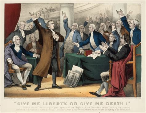 "Give Me Liberty, or Give Me Death!" Published by Currier & Ives, New ...