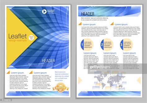 Leaflet Design Example High-Res Vector Graphic - Getty Images