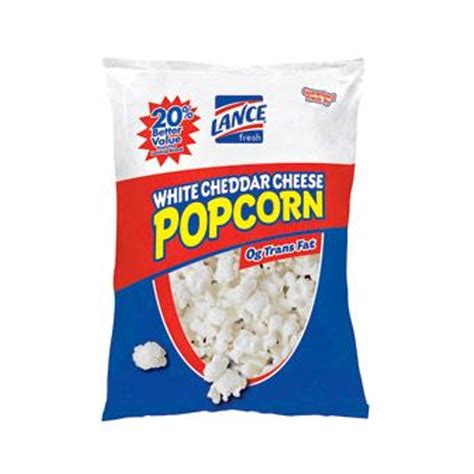 Lance White Cheddar Cheese Popcorn – Piedmont on Demand