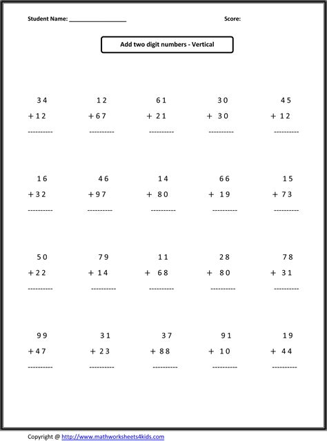 math worksheets | Second Grade Math Worksheets | 2nd grade math worksheets, 2nd grade worksheets ...