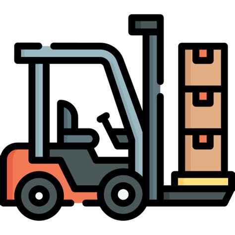 Forklift Special Lineal color icon