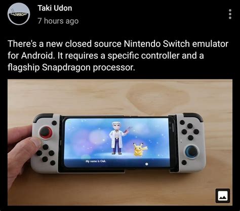 พบ Emulator เล่นเกม Nintendo Switch ได้บนสมาร์ทโฟน Android