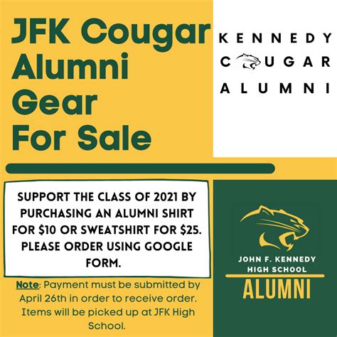 JFK Alumni Gear Fundraiser - John F. Kennedy High School