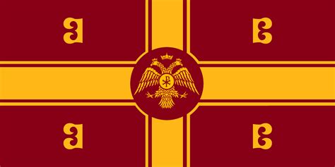 Germanized version of Byzantium Flag : r/vexillology