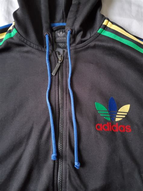 Vintage Adidas Rainbow Hoodie RARE | Etsy