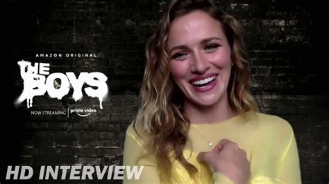 Shantel VanSanten talks about Season 2 of THE BOYS - YouTube