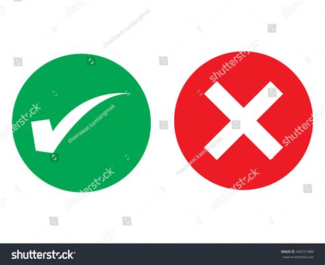 True False Symbols Vector Stock Vector (Royalty Free) 460731889