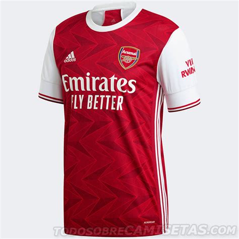 Arsenal 2020-21 adidas Home Kit - Todo Sobre Camisetas