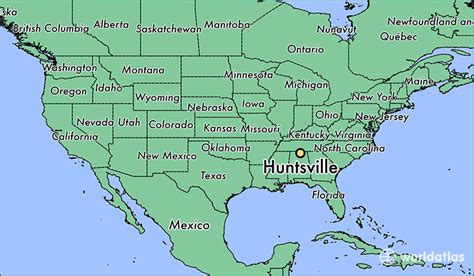 Where is Huntsville, AL? / Huntsville, Alabama Map - WorldAtlas.com