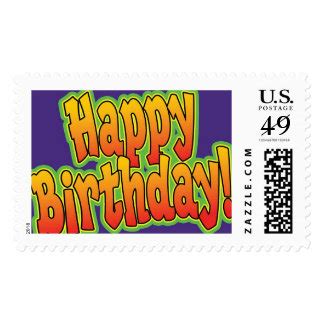 Happy Birthday Postage Stamps | Zazzle