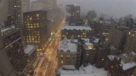 Snowstorm Timelapse New York City