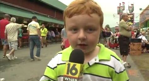 'Apparently' Adorable Ginger Kid Gives Viral County Fair Interview ...