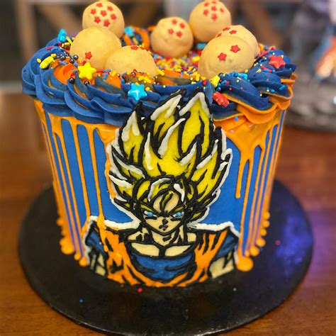 Super Saiyan Goku Cake : r/dbz