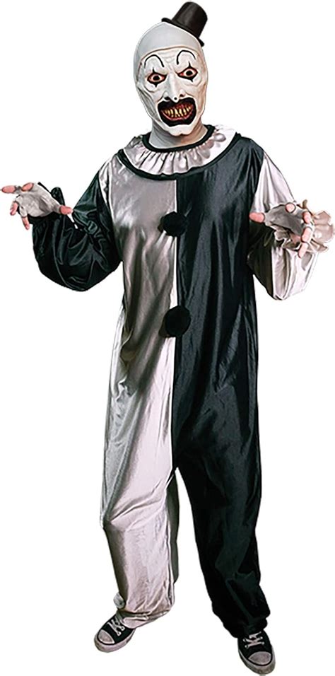 Terrifier Art The Clown Costume for Adults, White, Standard : Amazon.com.au: Toys & Games