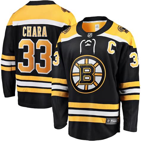 Fanatics Branded Zdeno Chara Boston Bruins Black Breakaway Player Jersey