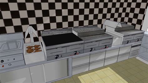 Restaurant Kitchen Equipment Layout