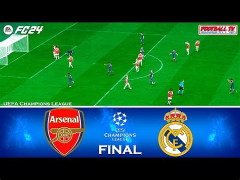 Arsenal vs Real Madrid – UEFA Champions League 2024 Final | EA FC 24 Full Match | Gameplay PC ...