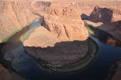 Curva De La Herradura, Curva De Herradura Con El Rio Colorado En Arizona En Los Estados Unidos ...