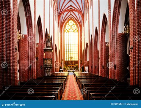 St. Mary Magdalene Gothic Church Interior Stock Image - Image: 25996141