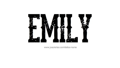 Emily Name Tattoo Designs in 2023 | Tattoo designs, Name tattoo designs, Name tattoo