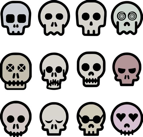 Head,Skull,Face PNG Clipart - Royalty Free SVG / PNG