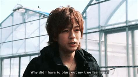 Why Did I Have To Blurt Out My True Feelings? - Shohei Miura GIF - Shohei Miura Why Did I Have ...